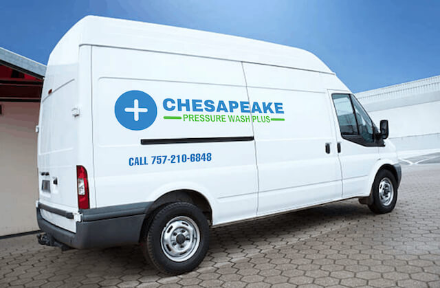 chesapeake pressure washing van