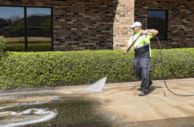 commercial concrete cleaning in chesapeake